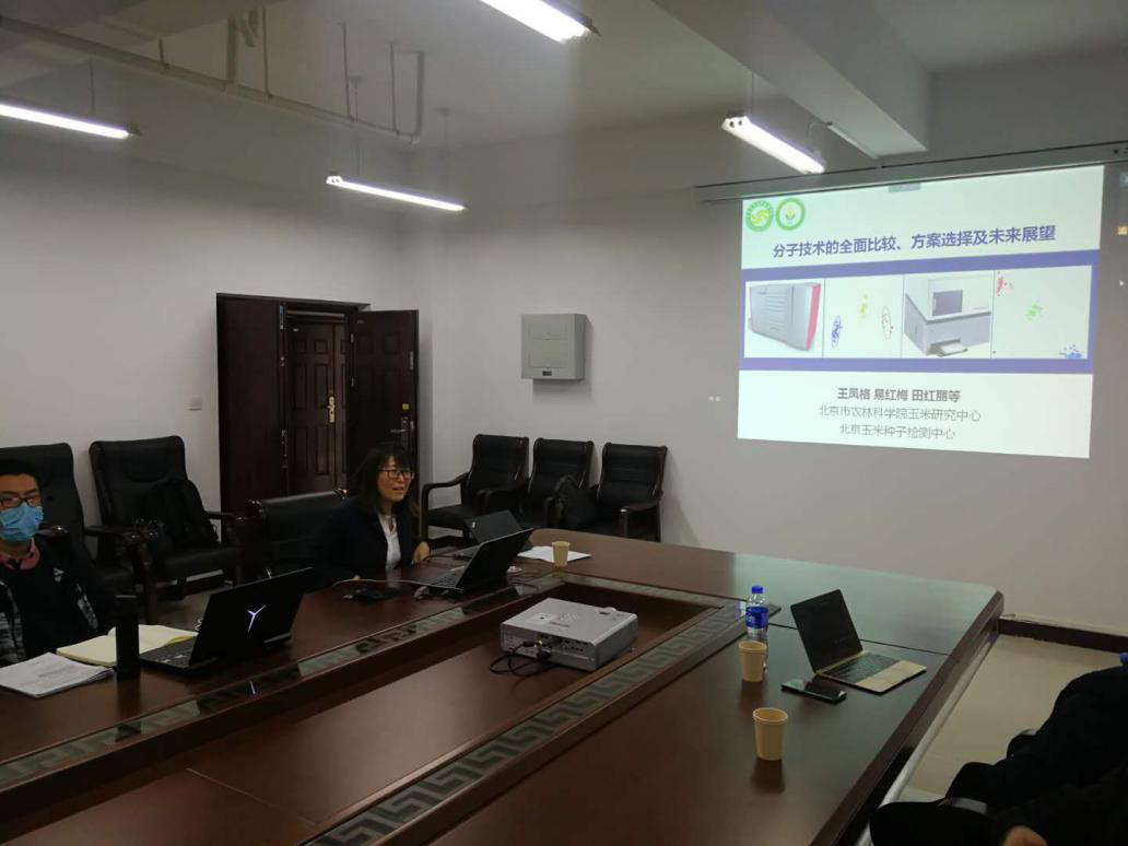王凤格研究员作题为《分子技术全面比较及鉴定方案选择》的学术报告